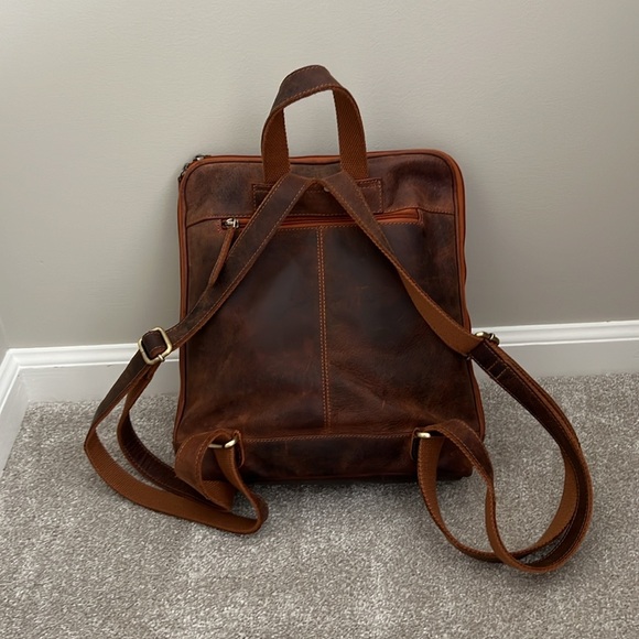 Heirloom Leather Backpack Neuflora - Picture 2 of 5